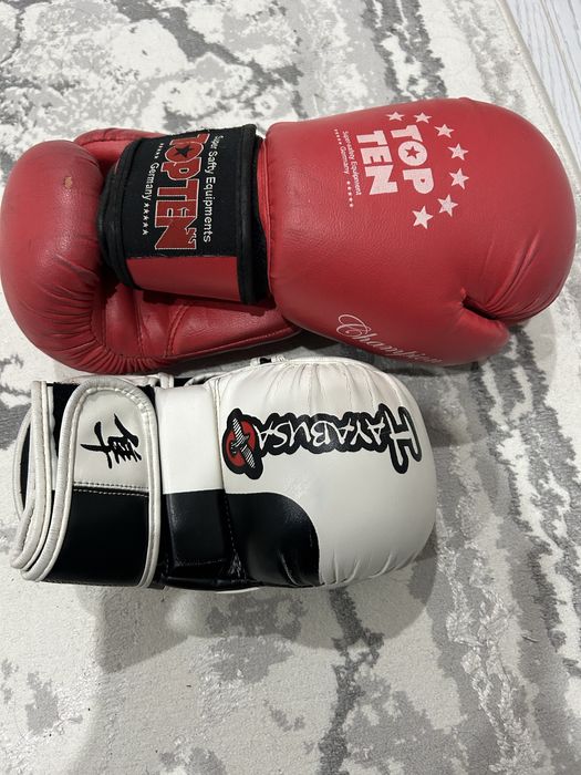 Боксерские перчатки и шингарты черепашки