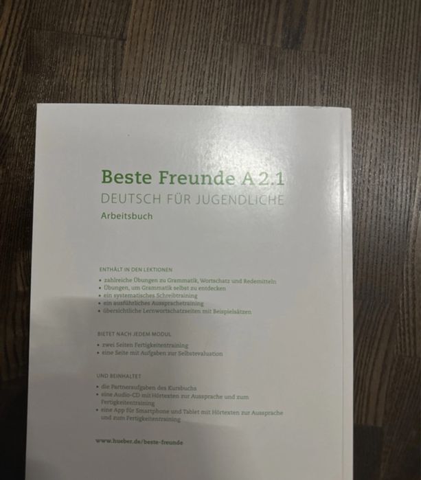 Beste Freunde – Arbeitsbuch A2.1 (Hueber)