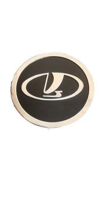 Метални стикери за капачки на джанти или тасове LADA 60 мм  4 броя