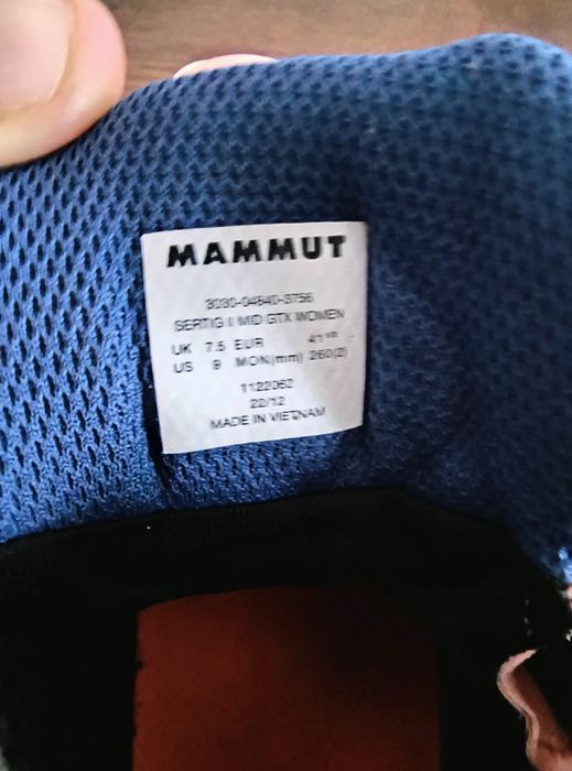 Ghete bocanci vara dama Mammut Serting II GTX mas. 41 salewa terrex