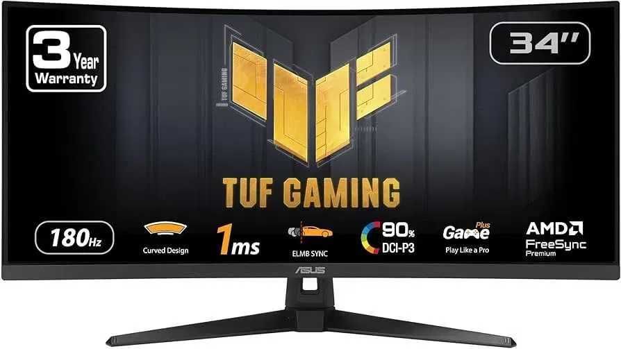 34" Монитор ASUS TUF Gaming VG34VQL3A 180HZ