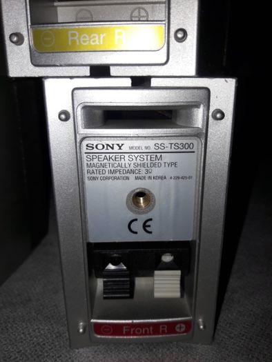 5 x Sony SS-TS300 Surround satellite speakers, 3 Ω