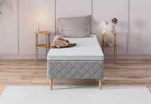 Saltea superioară 80x200 GOLD T110 albă -WELLPUR