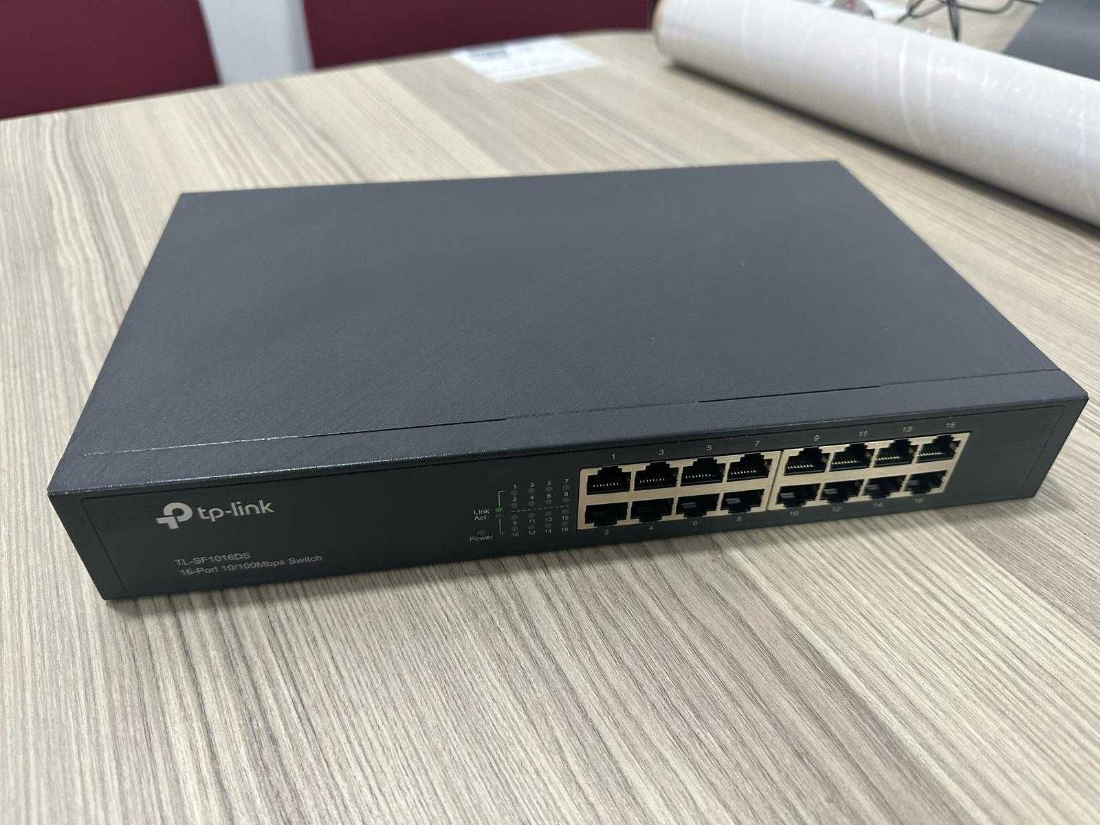 Switch cu 16 porturi TP-Link TL-SF1016DS