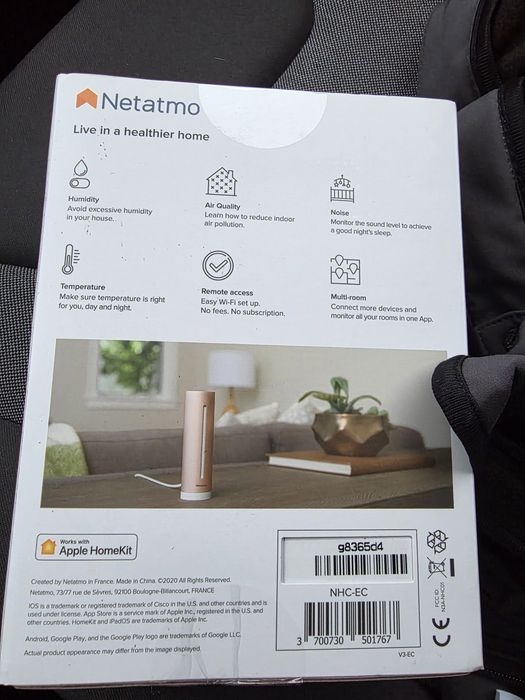 Senzor calitate aer interior Netatmo