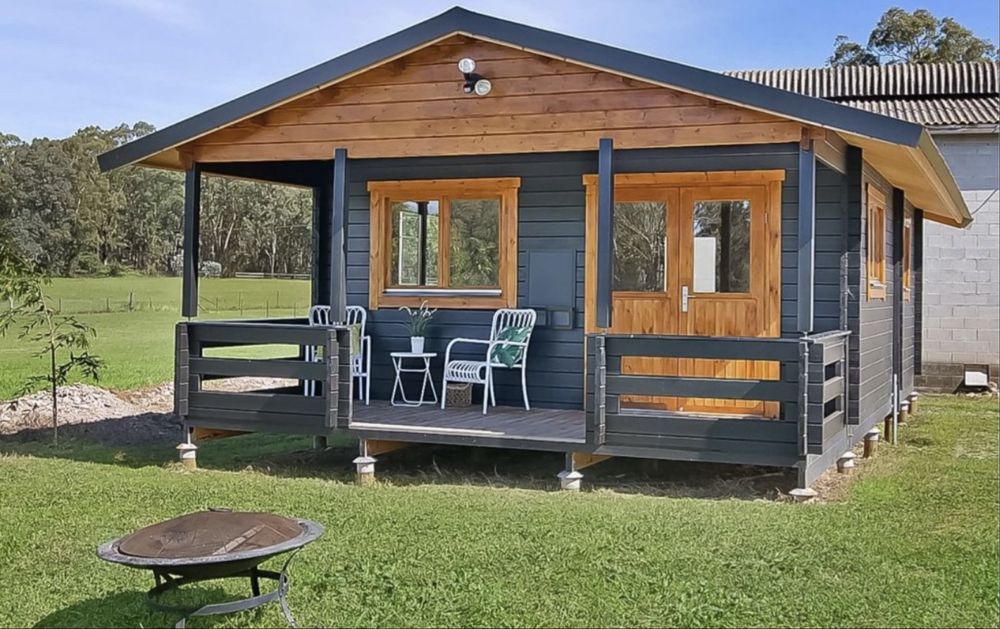 Vand cabane din lemn modulare de gradina