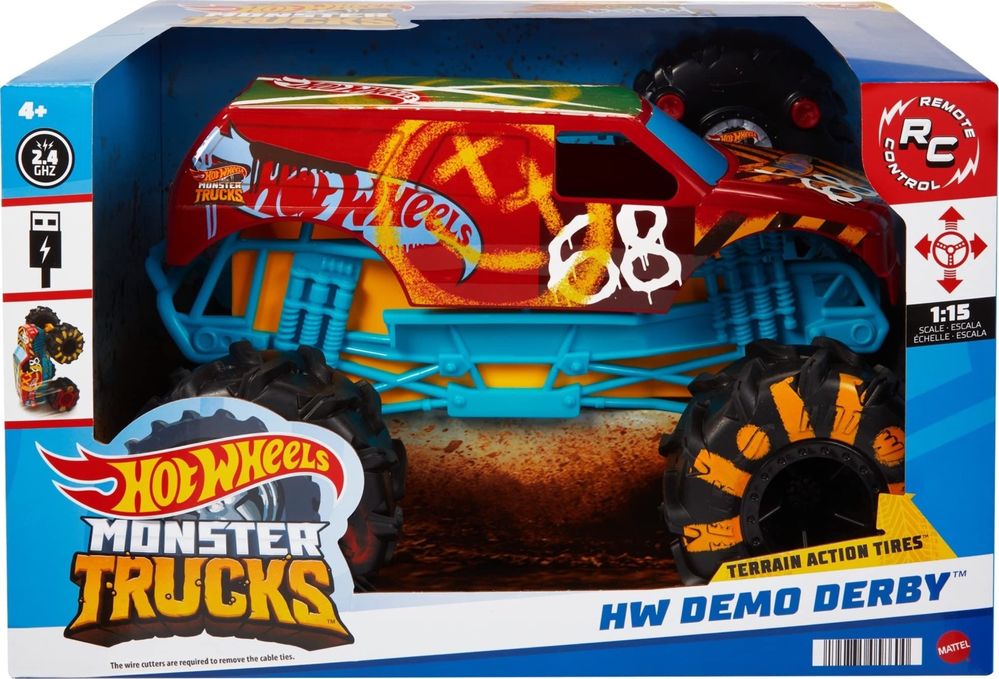 Hot Wheels RC Monster Trucks HW Demo Derby