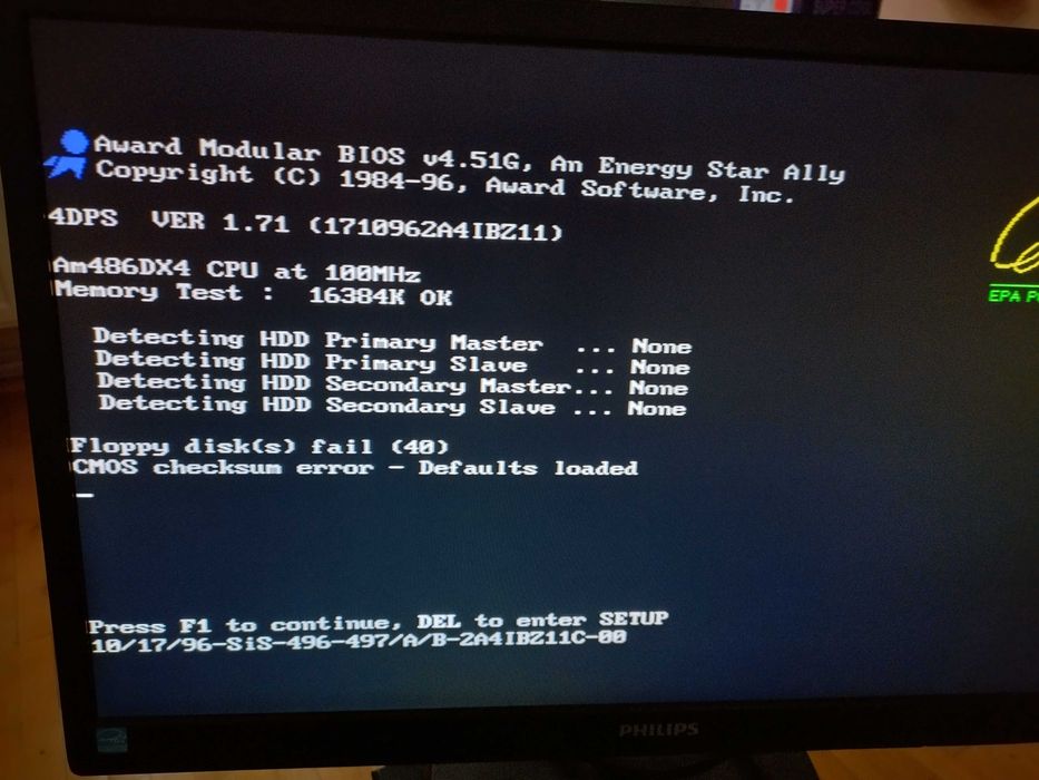 Zida Tomato 4DPS 2.11 socket 3 retro/vintage + hdd 133MB IBM