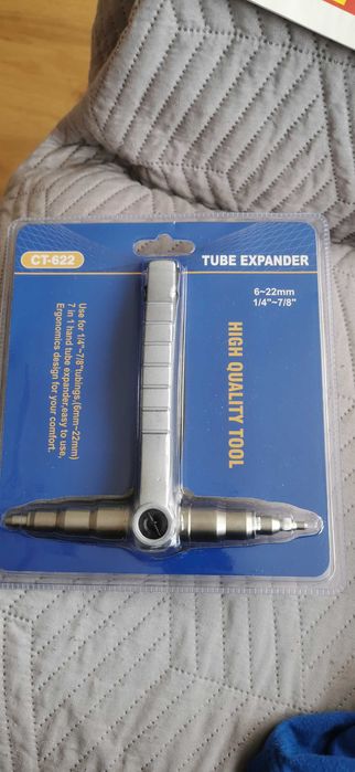 Експандер за медни (климатичарски) тръби, тръборез.