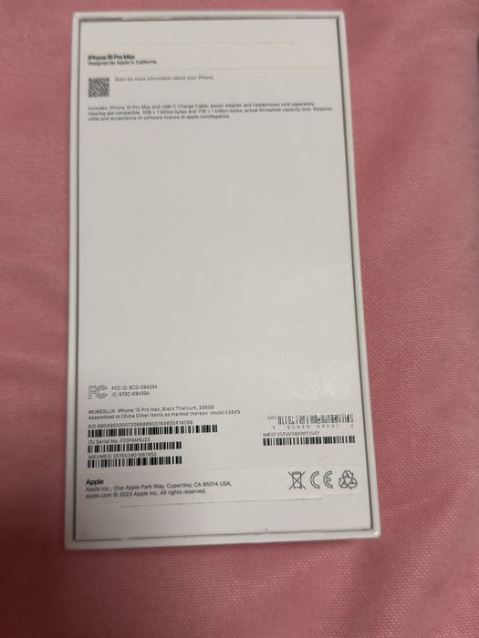 Iphone 15 pro max 256GB