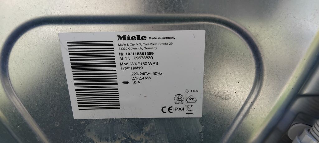 Пералня Miele W 1