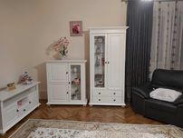 Set mobila living din lemn masiv Mona 3, alb