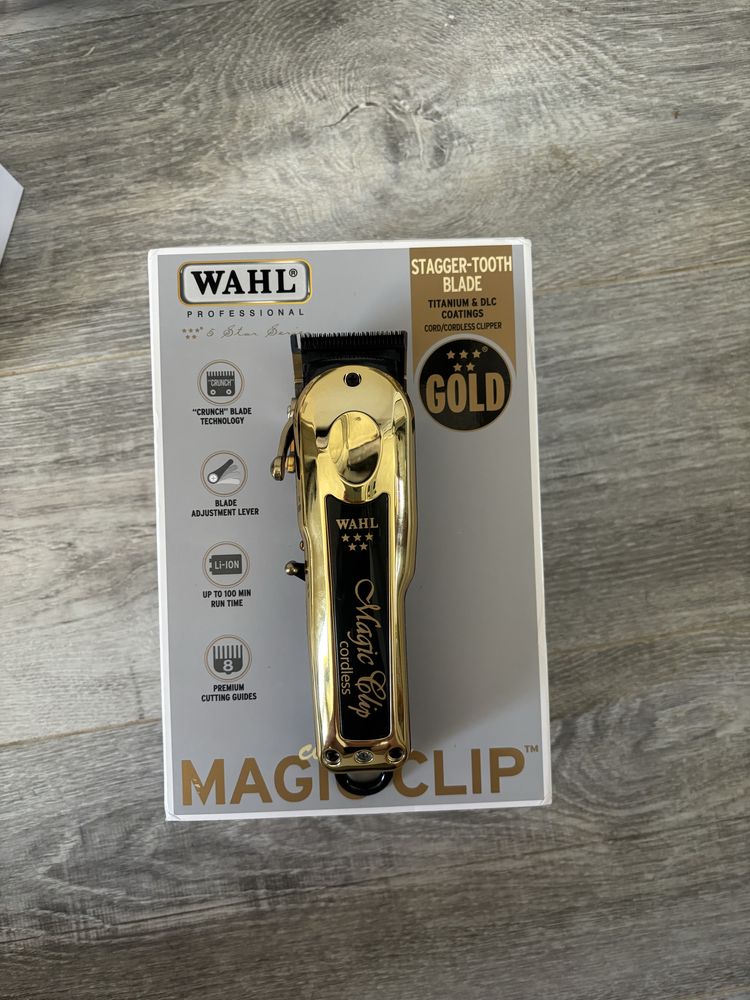 Magic clip wahl cordless gold