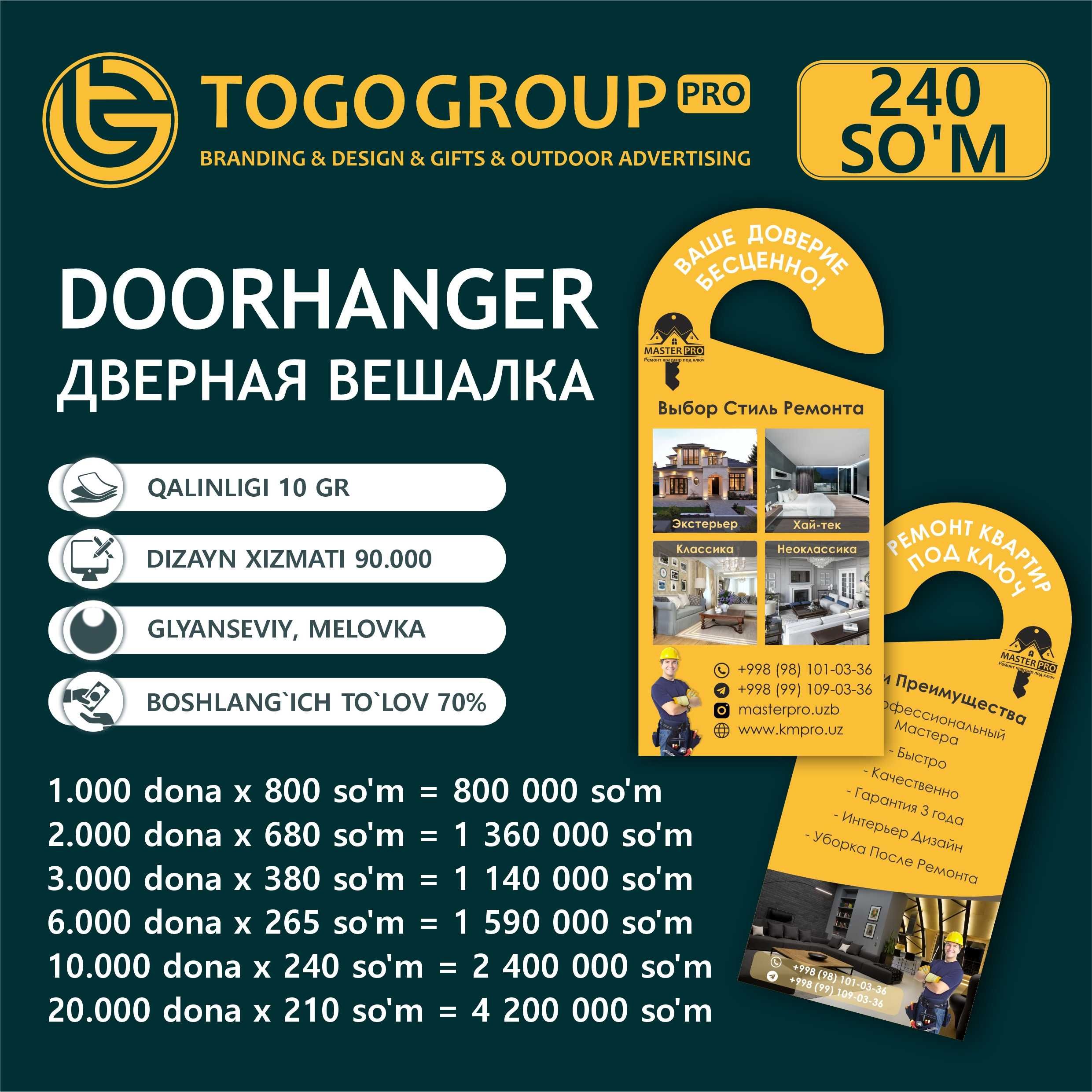 Flayer | Buklet | Doorhanger