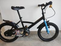 Bicicleta Neagra 16 - produs resigilat - (SecondHand) Decathlon