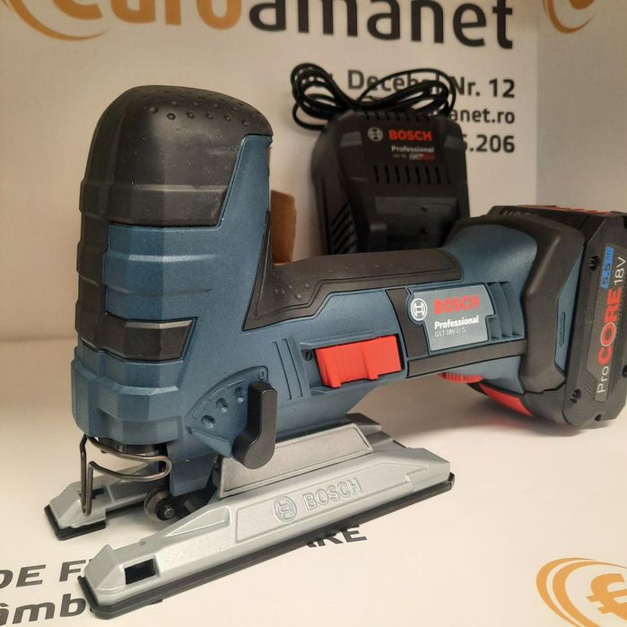 Fierastrau vertical BOSCH GST 18 V-LI S , cu 2 acumulatori Li-Ion -D-