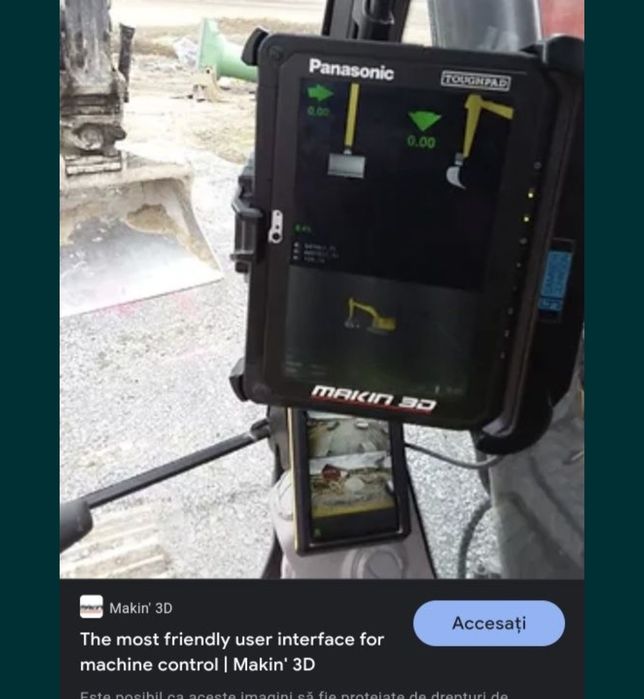 Tabletă /Trimble/Panasonic Control 3D Excavator
500 €