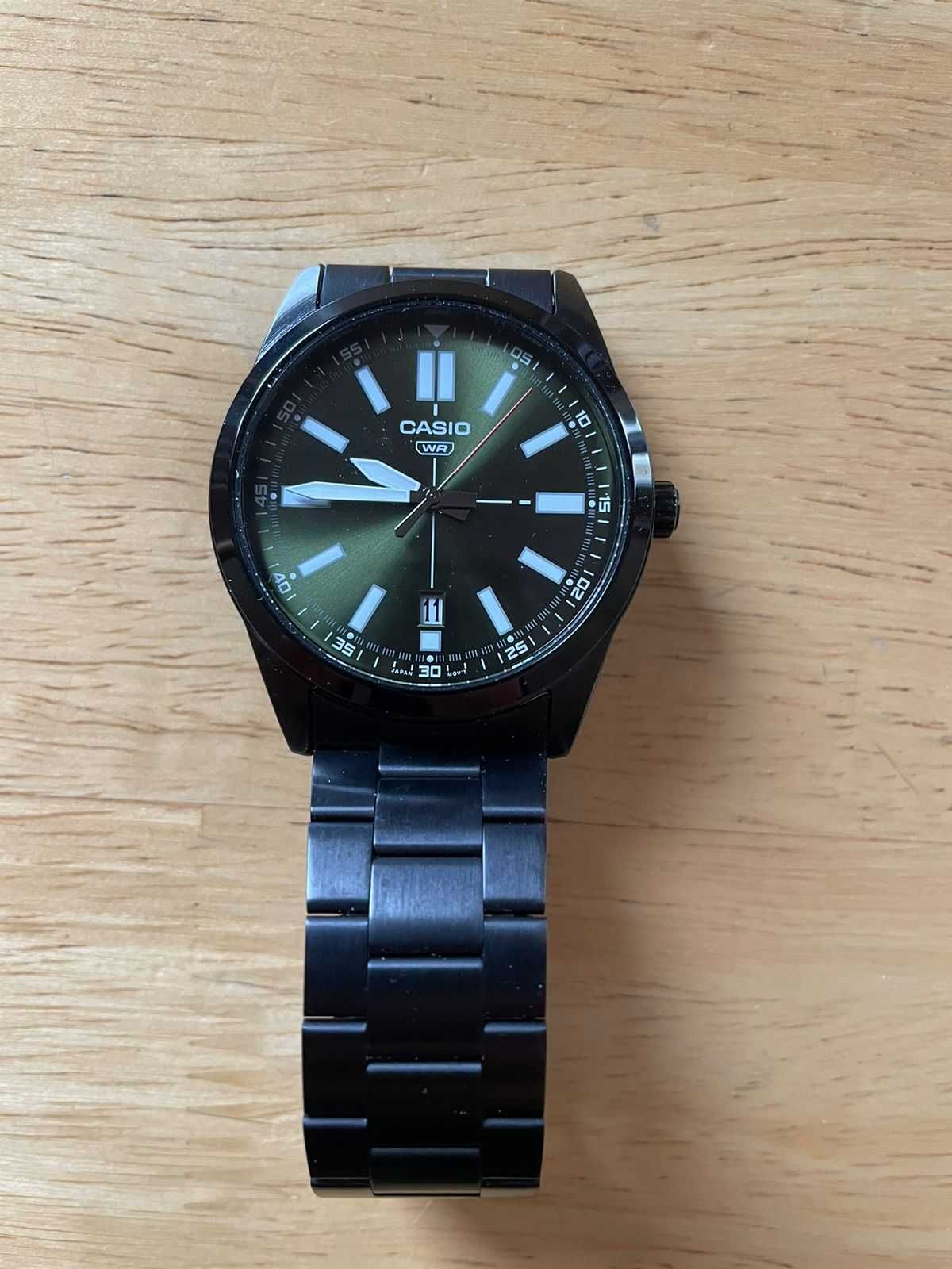 Часы Casio original black. Водонепроницаемые.