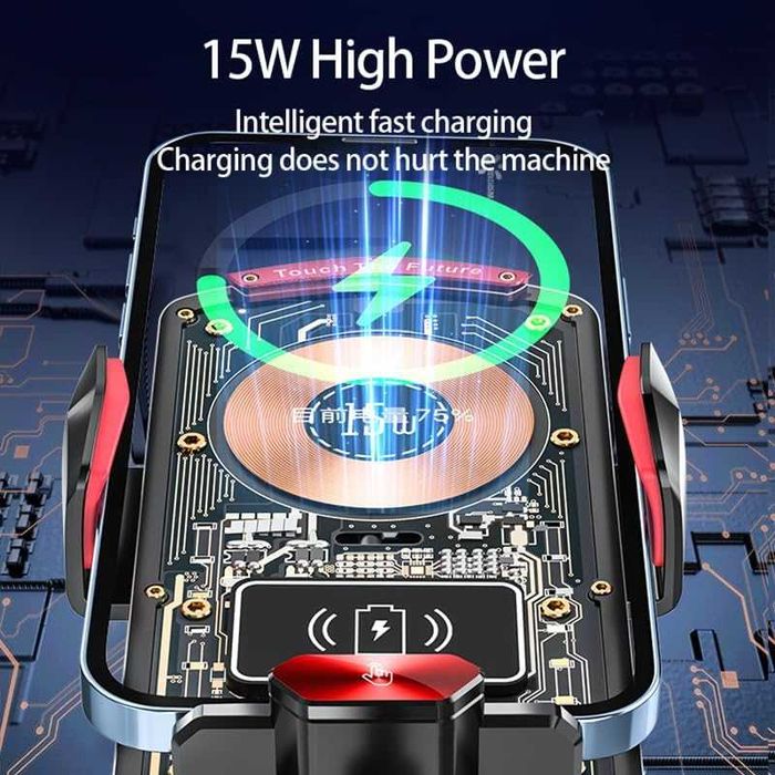 Стойка за телефон с безжично бързо зареждане Digital One SP01032 FJ26