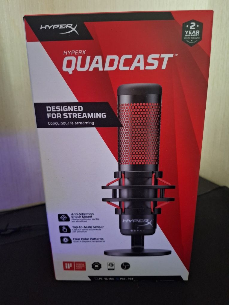 Microfon Gaming HyperX Quadcast