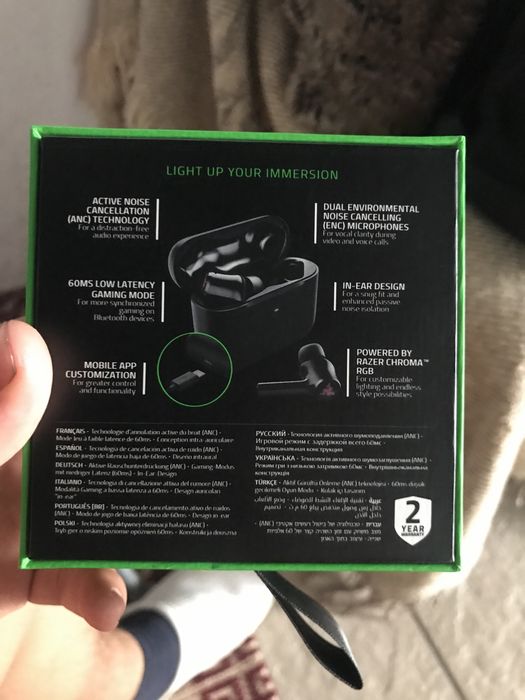 Razer Hammerhead true wireless 2 gen