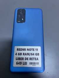 Redmi note 11 64GB / 4GB