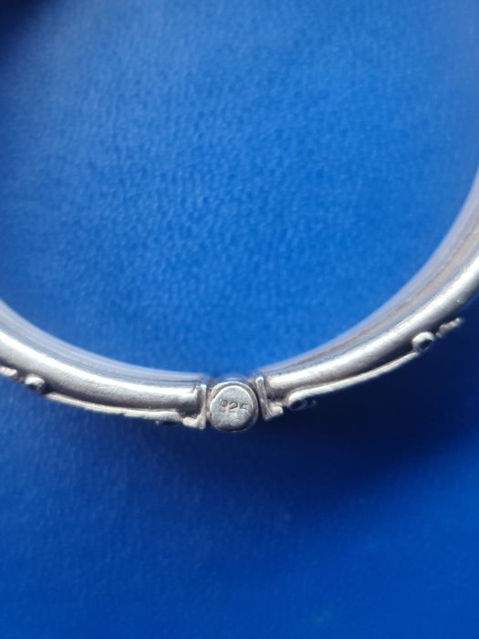 N Bratara argint masiv 925,fixa 4 rânduri,modele tribale,deosebita