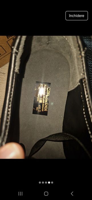 Pantofi din piele naturala 100%