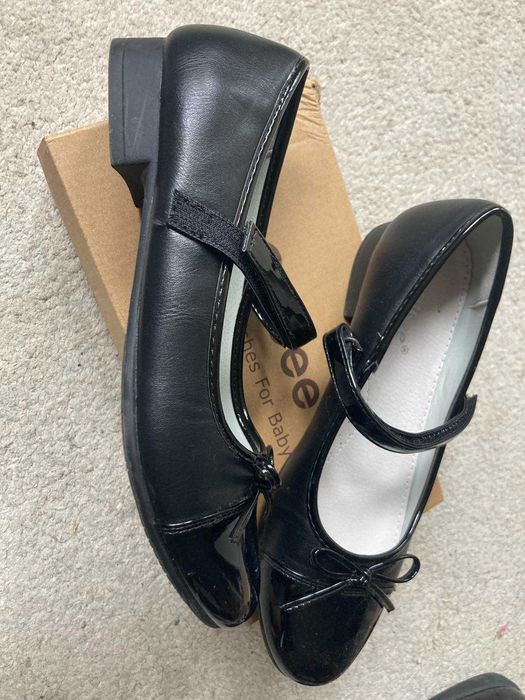 Детски балеринки, черни, 36 номер