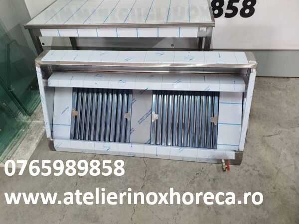 Hota inox profesionala, snack 1500x700x400mm cu motor