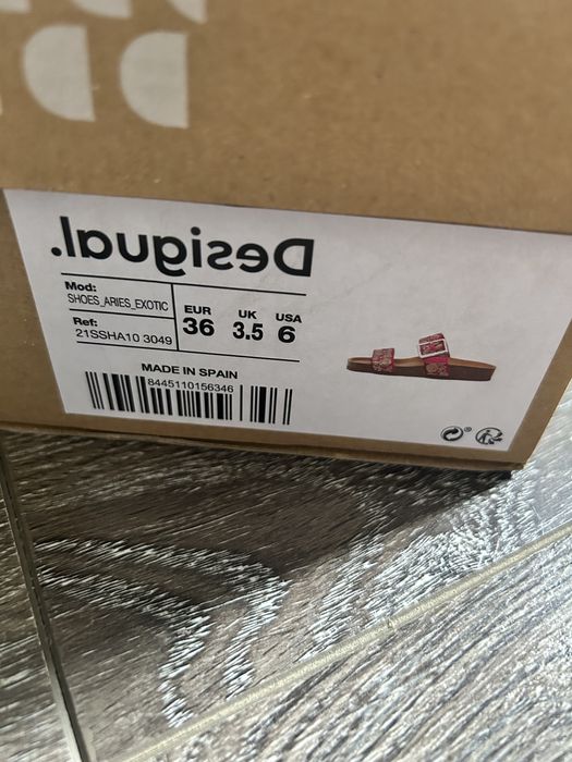 Șlapi Desigual, marimea 36, noi cu eticheta