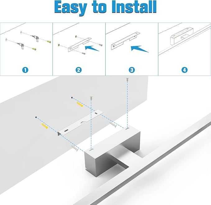Lampă LED pentru oglindă de baie cu întrerupător, 18 W 80 cm