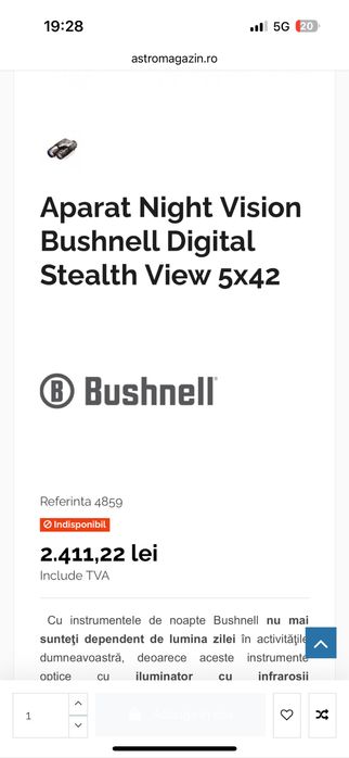 Night vision / nightvision digital Bushnell