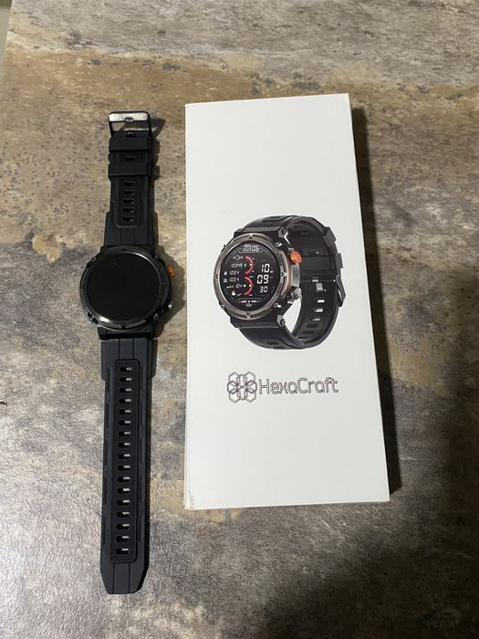 Vand smartwatch hexacroft in cutia originala