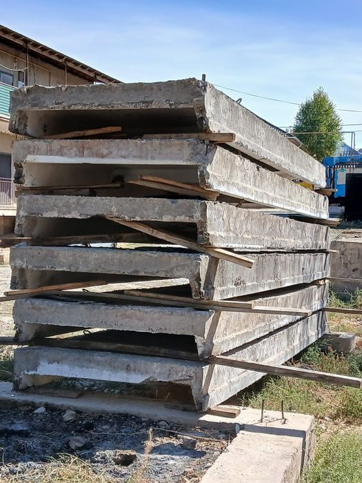 Плита перекрыңтия новые и Б/у жақсы ; 5,3×12;5,9×12;6,3×12;1,5 × 6,0 м