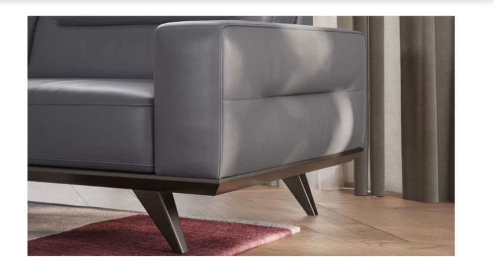 Canapea Natuzzi Piele Gri