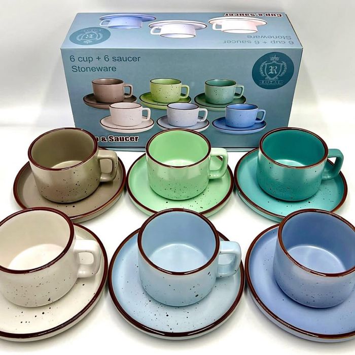 Продается чайный набор 6 чашек + 6 блюдец