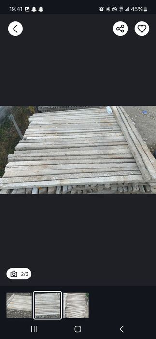 Vând spalieri  de beton