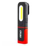 Lampa de lucru cu 1x COB + 1x LED, 350lm 6500K, fixare magnet, carlig, acumulator, AMiO WT08
