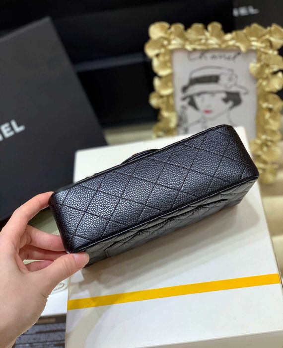 Geanta Chanel Classic caviar 20cm, Premium