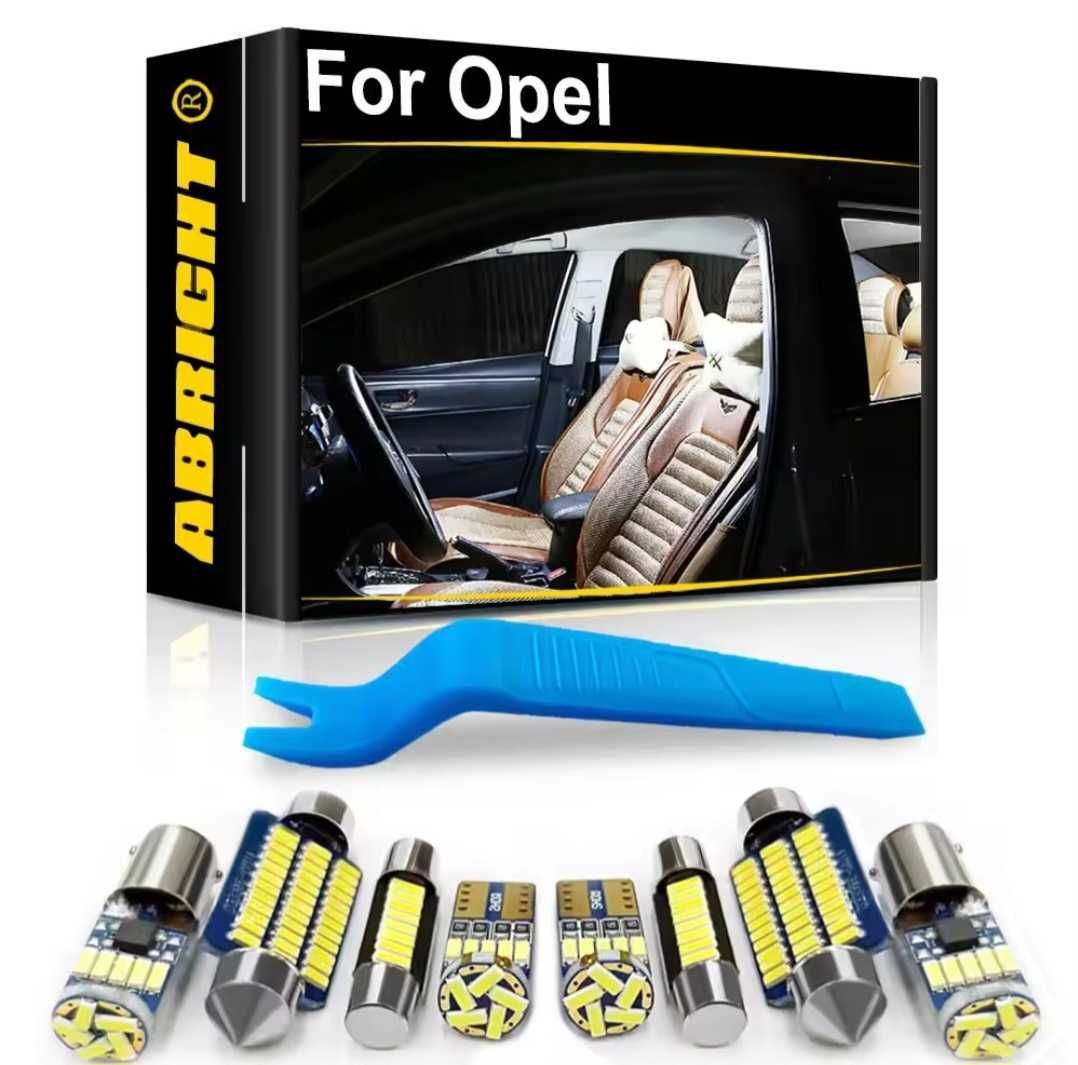 Set Becuri LED Interior OPEL Astra K Astra J Canbus Fara Eroare AlbLed