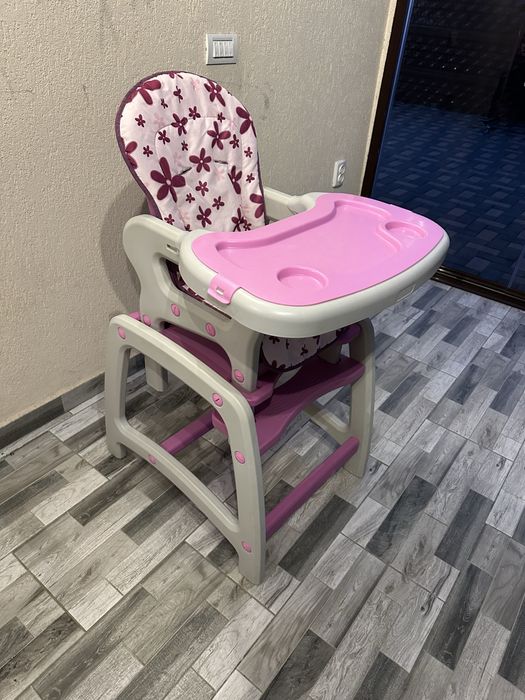 Vand scaun de masa 2 in 1 pentru bebelusi si copii
