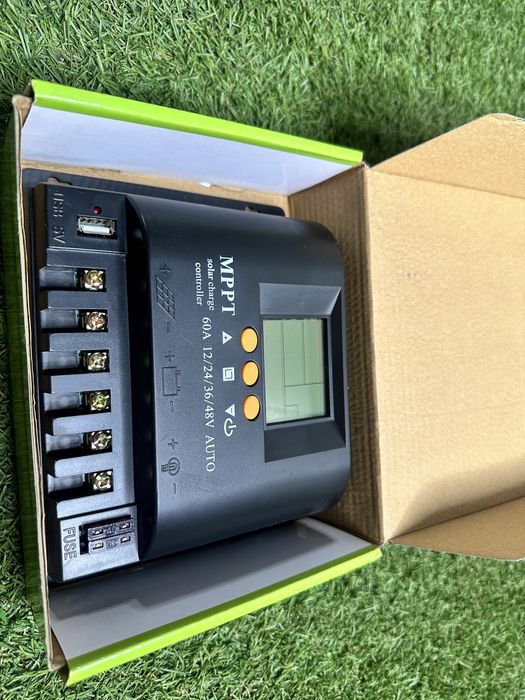 Controler tensiune panou solar MPPT 60A, 12/48V, afisaj LCD