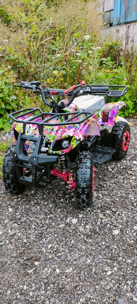 Mini Atv Quad adus din Germania pentru copii cu motor pe benzina 50 cc