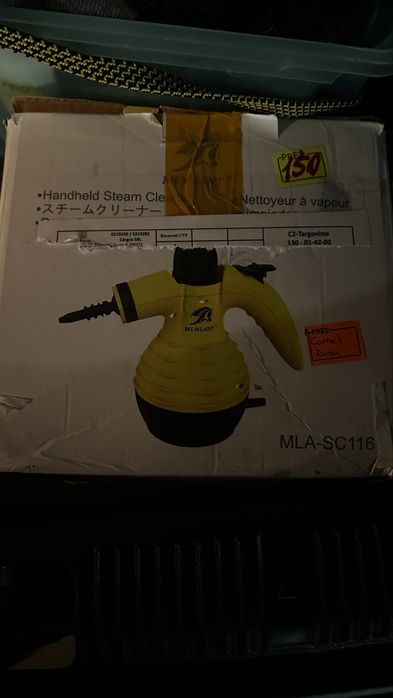 Vand aparat de curatat  cu aburi nou la cutie