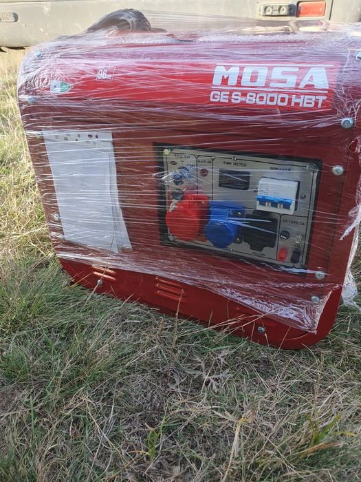 Vând generator MOSA GS S-8000 HBT cu motor Honda – NOU, nefolosit.