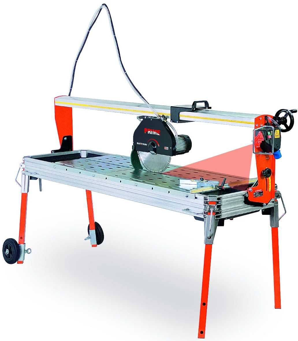 Masina de taiat materiale constructii 150cm cu laser/roti PRIME 150S