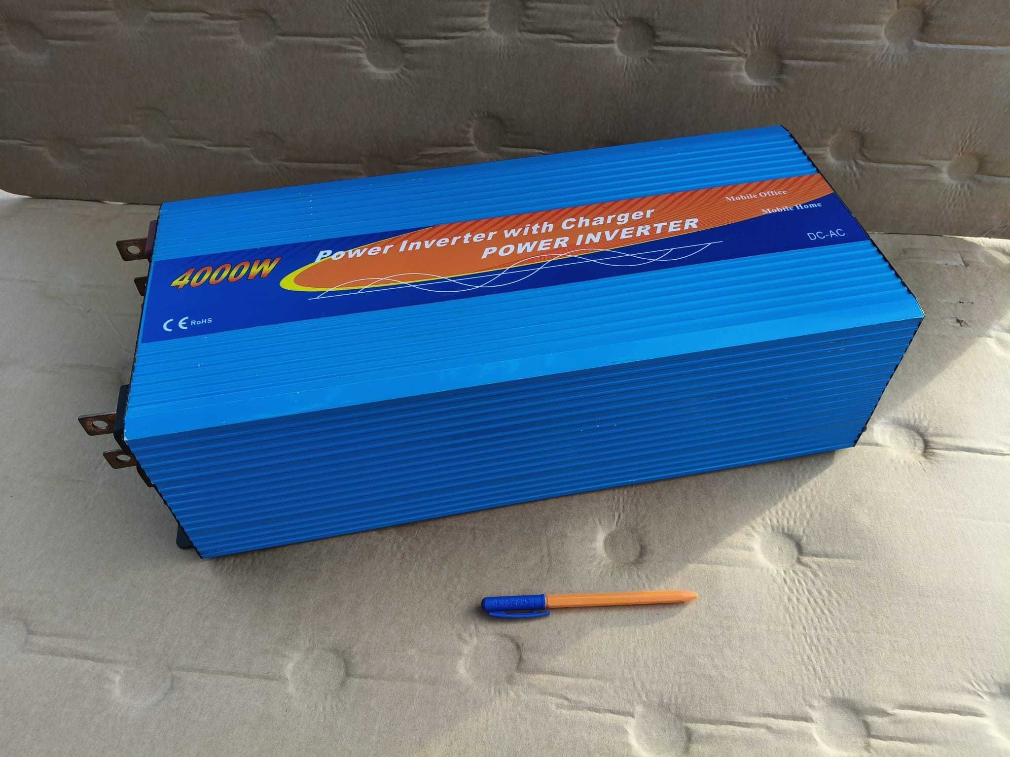 Invertor 12V/220V, unda pura 4Kw/8Kw, nefolosit, stare perfecta