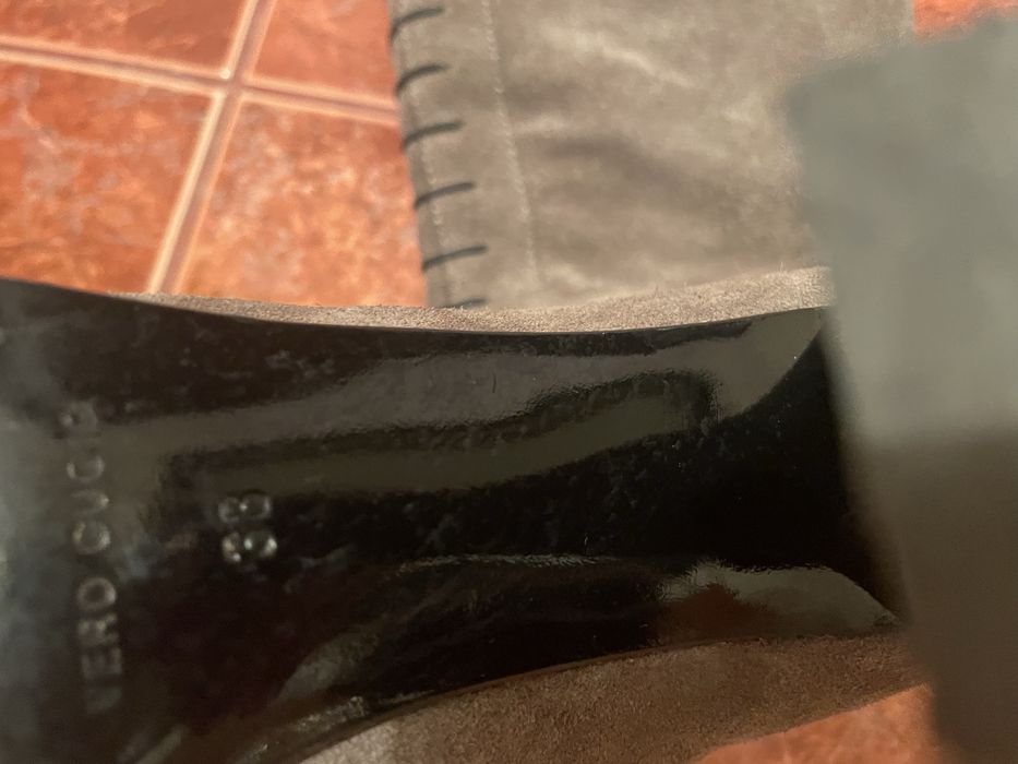 Cizme musette piele intoarsa superbe