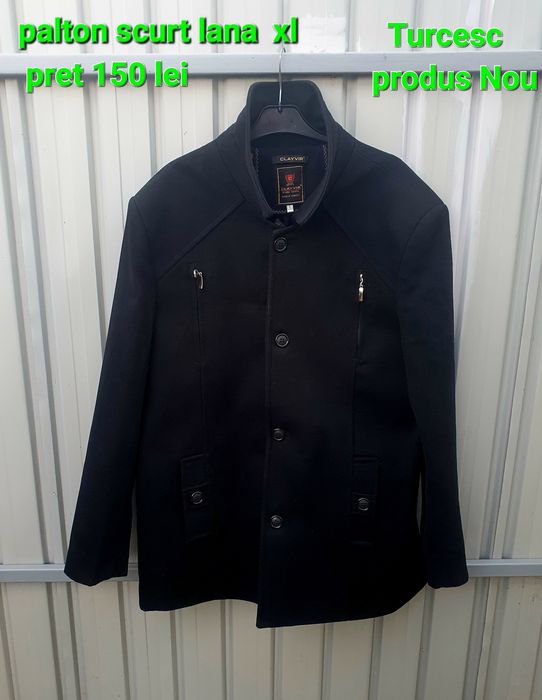 Palton scurt lana